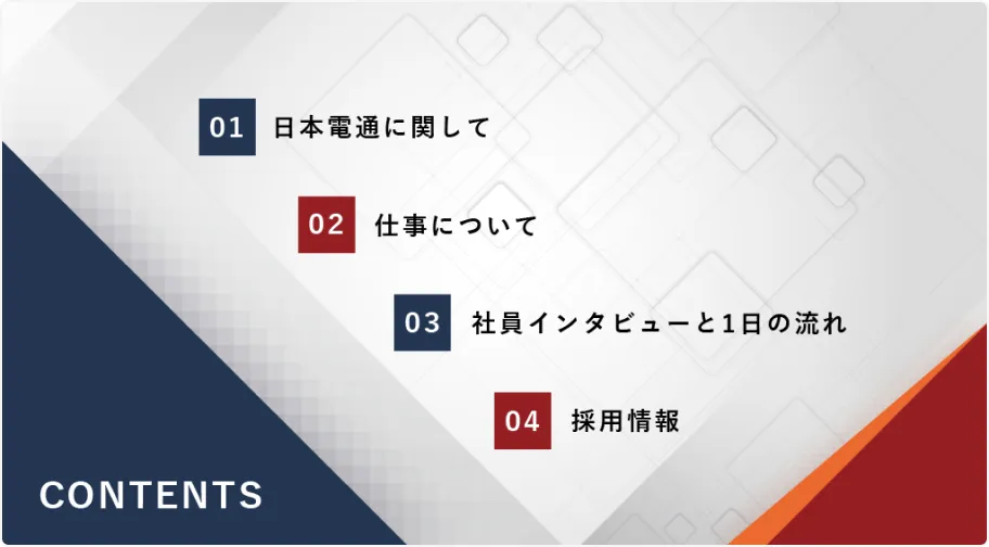 日本電通株式会社 ピッチ資料イメージ